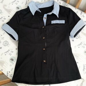 Black and White Kids Shirt